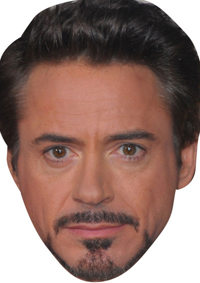 Tony Stark Movies Stars 2018 Celebrity Face Mask
