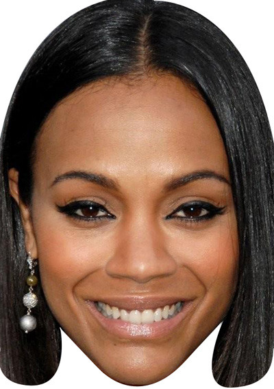 Zoe Saldana Movies Stars 2018 Celebrity Face Mask