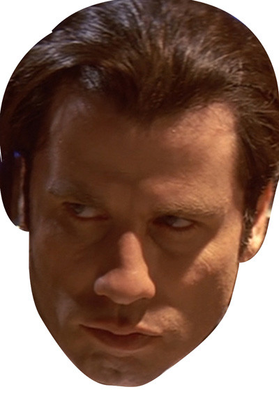 Vincent Vega Celebrity Face Mask