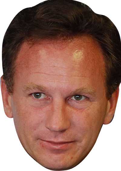 Christian Horner 2 Formula 1 Face Mask