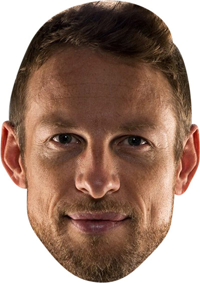 Jenson Button Celebrity Face Mask