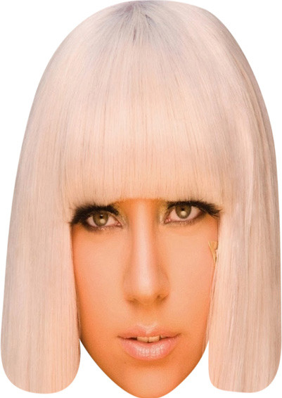 Lady Gaga Celebrity Face Mask Party Mask