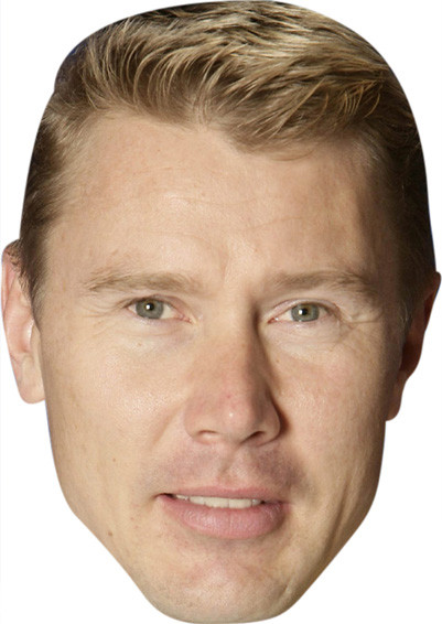 Mika Hakkinen Celebrity Face Mask Party Mask