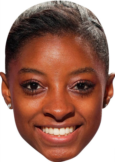 Simone Biles Celebrity Face Mask Party Mask