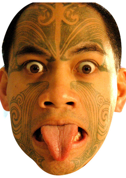 Maori Sports Celebrity Face Mask