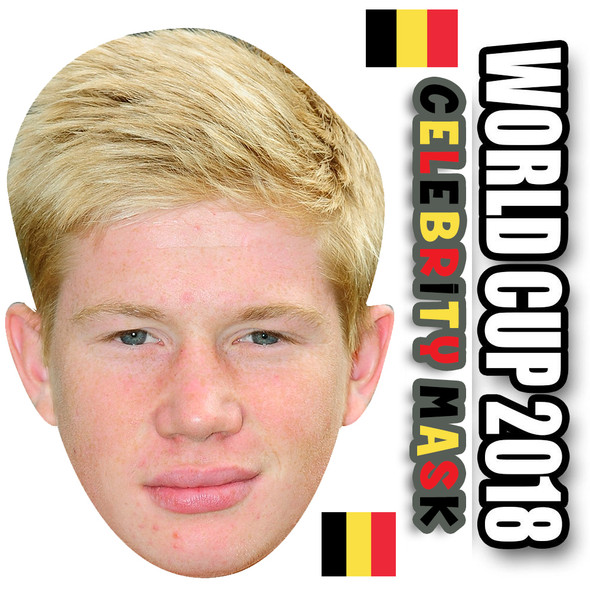 Kevin De Bruyne Belgium Football World Cup 2018 Face Mask