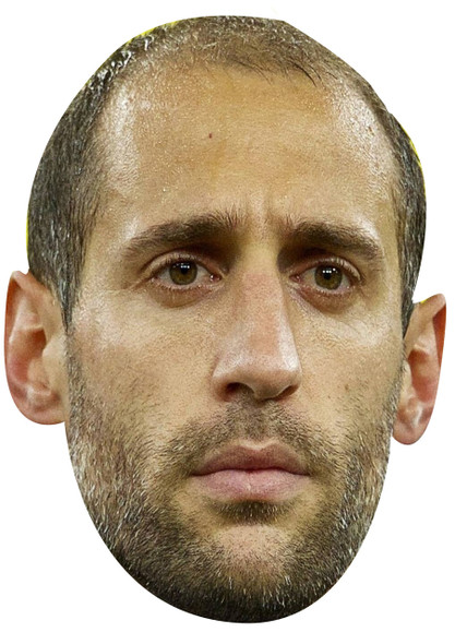 Pablo Zabaleta Argentina Football Sensation Face Mask