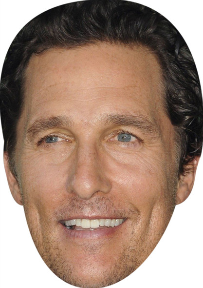 Matthew Mcmonaughey Tv Movie Star Face Mask