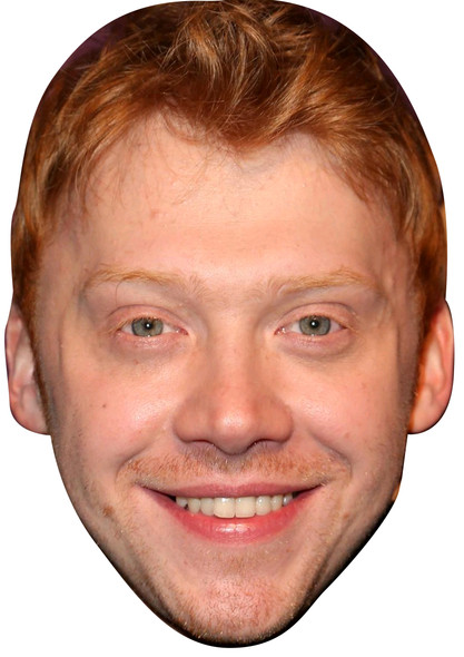 Rupert Grint Played Ron Weasley Tv Movie Star Celebrity Face Mask - Fancy Dress Party Mask 2026