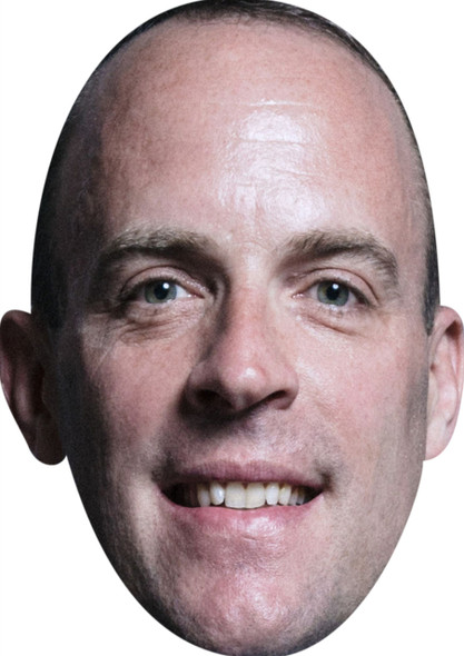 Dominic Raab Celebrity Politician Celebrity Face Mask - Fancy Dress Party Mask 2026