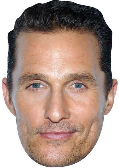 Matthew Mcconaughey Jb - Fancy Dress Party Mask 2026