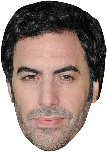 Sacha Baron Cohen Jb - Funny Comedian Fancy Dress Cardboard Celebrity Face Mask - Fancy Dress Party Mask 2026