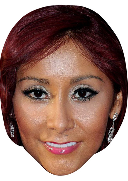 Nicole Polizzi Snooki Jb - Tv Star Fancy Dress Cardboard Celebrity Face Mask - Fancy Dress Party Mask 2026