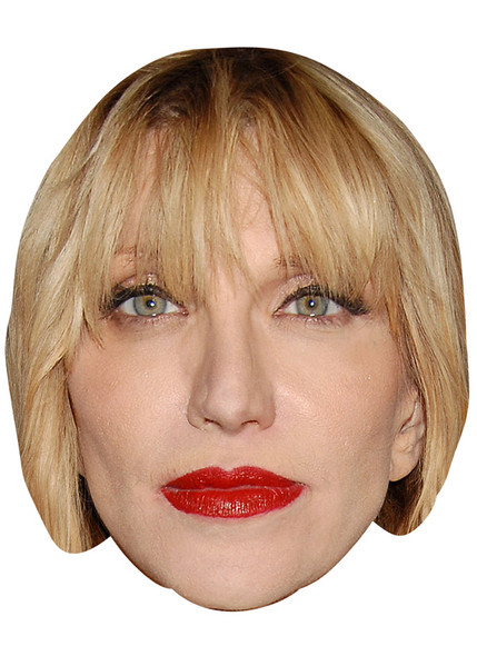 Courtney Love Jb - Music Star Fancy Dress Cardboard Celebrity Face Mask - Fancy Dress Party Mask 2026