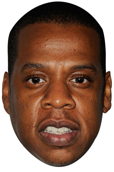 Jay Z Jb - Music Star Fancy Dress Cardboard Celebrity Face Mask - Fancy Dress Party Mask 2026