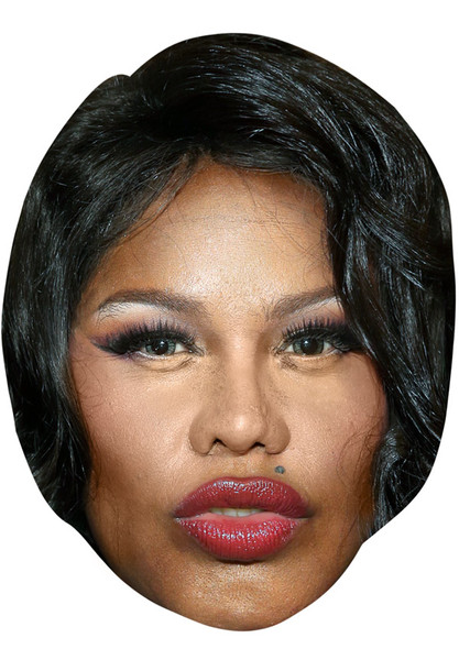 Lil Kim Jb - Music Star Fancy Dress Cardboard Celebrity Face Mask - Fancy Dress Party Mask 2026