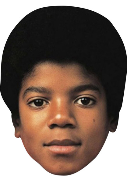 Michael Jackson Jackson Five Jb - Music Star Fancy Dress Cardboard Celebrity Face Mask - Fancy Dress Party Mask 2026