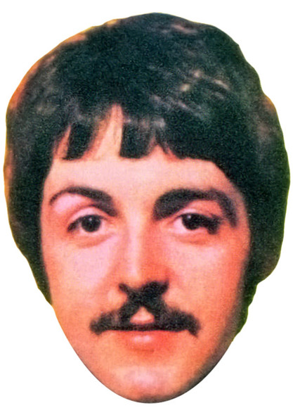 Paul Mccartney Jb - Music Star Fancy Dress Cardboard Celebrity Face Mask - Fancy Dress Party Mask 2026