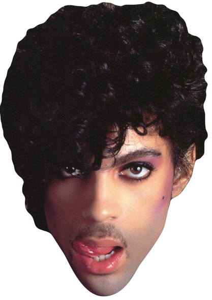 Prince Tongue Jb - Music Star Fancy Dress Cardboard Celebrity Face Mask - Fancy Dress Party Mask 2026