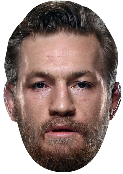 Conor Mcgregor Jb - Boxing Fancy Dress Cardboard Celebrity Face Mask - Fancy Dress Party Mask 2026