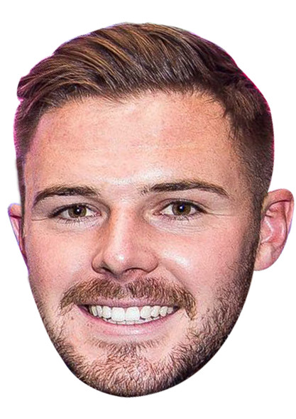 Jack Butland Jb - Footballer Fancy Dress Cardboard Celebrity Face Mask - Fancy Dress Party Mask 2026