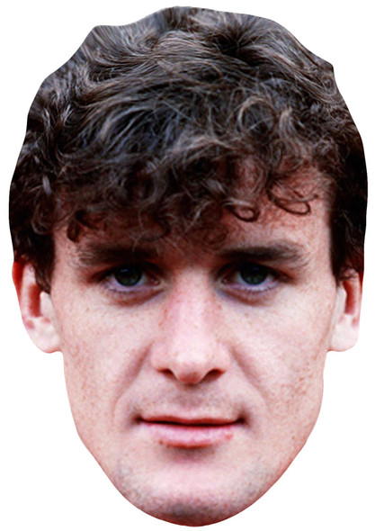 Mark Hughes Young Jb - Footballer Fancy Dress Cardboard Celebrity Face Mask - Fancy Dress Party Mask 2026