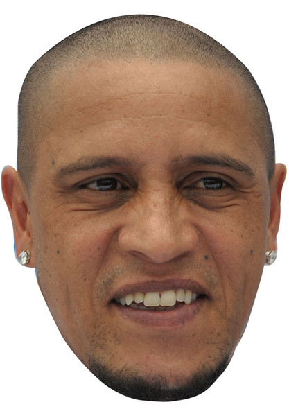 Roberto Carlos Jb - Footballer Fancy Dress Cardboard Celebrity Face Mask - Fancy Dress Party Mask 2026