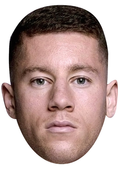 Ross Barkley Jb - Footballer Fancy Dress Cardboard Celebrity Face Mask - Fancy Dress Party Mask 2026