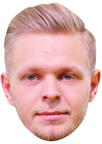 Kevin Magnussen Jb - Formula 1 Driver Fancy Dress Cardboard Celebrity Face Mask - Fancy Dress Party Mask 2026