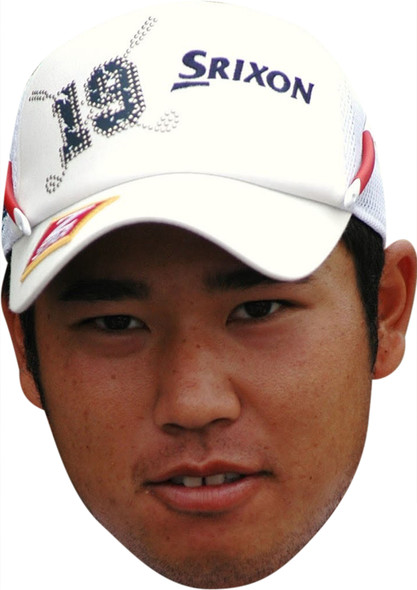 Hideki Matsuyama Jb - Golf Fancy Dress Cardboard Celebrity Face Mask - Fancy Dress Party Mask 2026