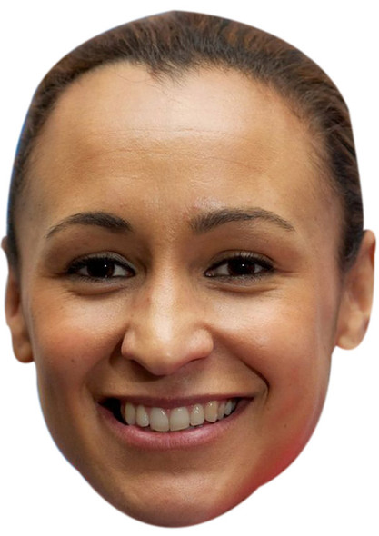 Jessica Ennis Jb - Athletics Fancy Dress Cardboard Celebrity Face Mask - Fancy Dress Party Mask 2026