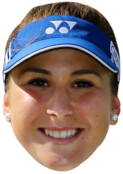 Belinda Benic Jb - Tennis Fancy Dress Cardboard Celebrity Face Mask - Fancy Dress Party Mask 2026