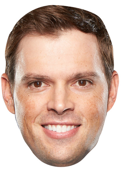 Bob Bryans Jb - Tennis Fancy Dress Cardboard Celebrity Face Mask - Fancy Dress Party Mask 2026