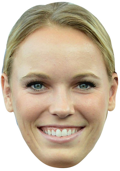 Caroline Wozniacki Jb - Tennis Fancy Dress Cardboard Celebrity Face Mask - Fancy Dress Party Mask 2026
