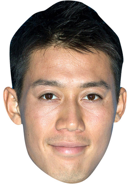 Kei Nishikori Jb - Tennis Fancy Dress Cardboard Celebrity Face Mask - Fancy Dress Party Mask 2026