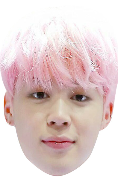 JIMIN - BTS Korean Music Star K POP - Music Star Fancy Dress Cardboard Celebrity Face Mask