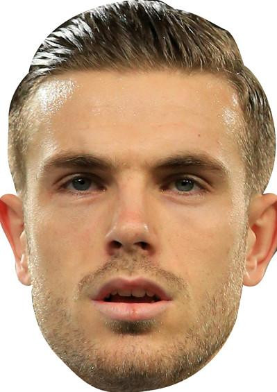 Jordan Henderson Euro 2026 Football Party Face Mask