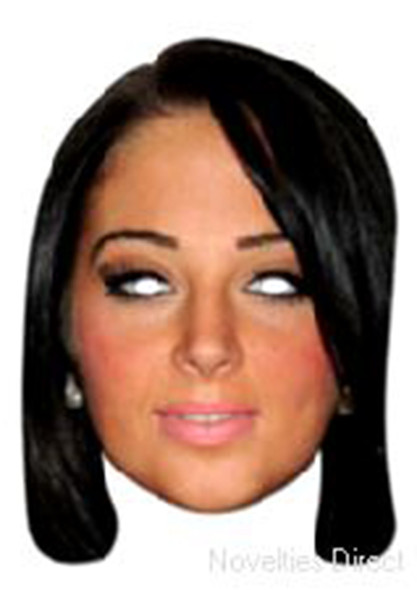 Tulisa Jb - Music Star Fancy Dress Cardboard Celebrity Face Mask