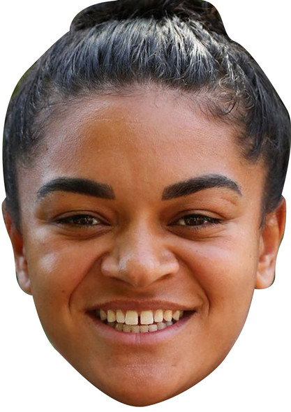 Jess Carter 2022 Cardboard Celebrity Face Mask Lionesses Euro'S Party Mask