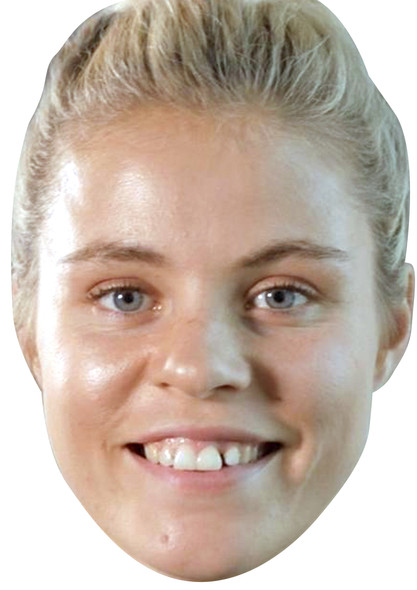 Rachel Daly 2022 Cardboard Celebrity Face Mask Lionesses Euro'S Party Mask