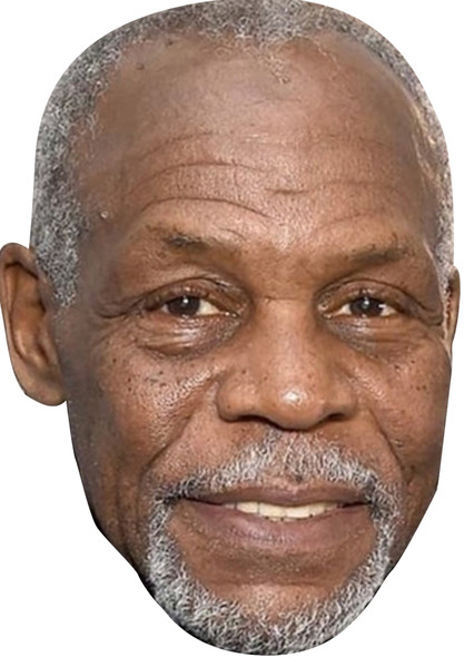Danny Glover Saw Celebrity Fancy Dress Cardboard Face Mask