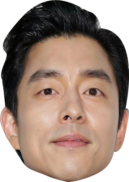 Gong Yoo Squid Game Celebrity Fancy Dress Cardboard Face Mask