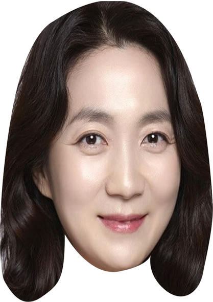 Kim Joo-Ryung Squid Game Celebrity Fancy Dress Cardboard Face Mask