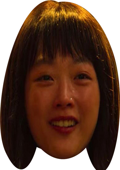 Ji-Yeong Squid Game Celebrity Fancy Dress Cardboard Face Mask
