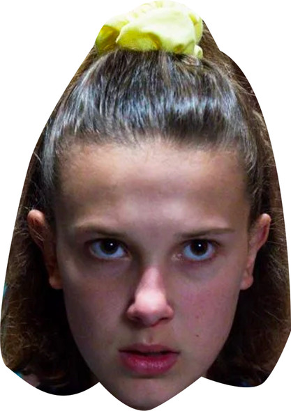 Eleven Stranger Things Celebrity Fancy Dress Cardboard Face Mask