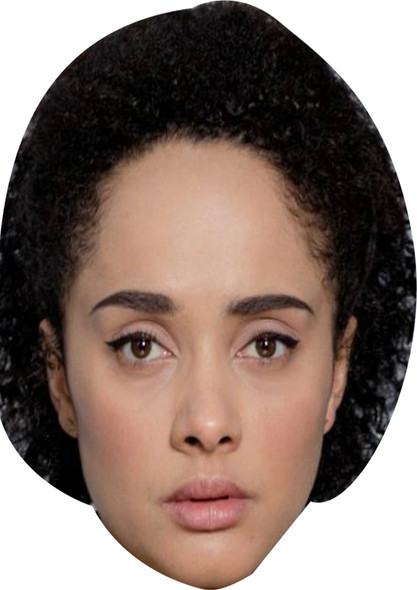 Karla Crome The Victim Celebrity Fancy Dress Cardboard Face Mask