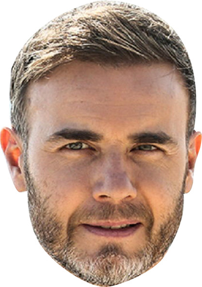 Gary Barlow X Factor Celebrity Fancy Dress Cardboard Face Mask