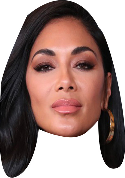 Nicole Scherzinger X Factor Celebrity Fancy Dress Cardboard Face Mask