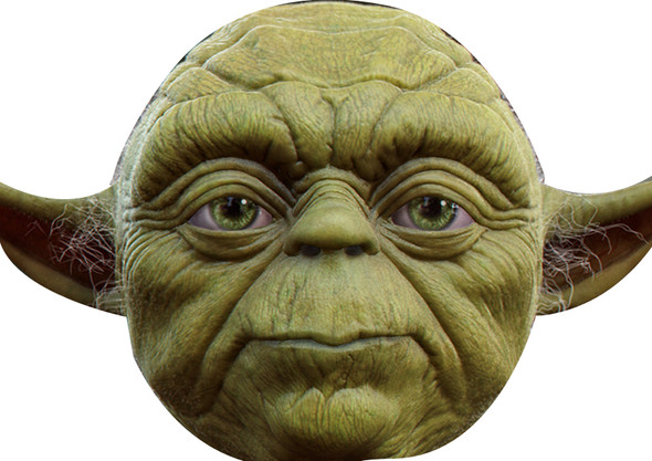 Yoda Celebrity Party Fancy Dress Face Mask