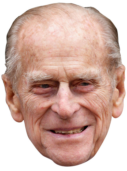 Prince Philip Coronation Celebrity Party Face Mask Fancy Dress